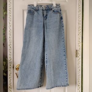Low Rise Wide Leg Jeans